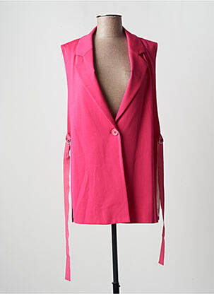 Blazer finition intérieure doublée rose ANNA SERAVALLI femme