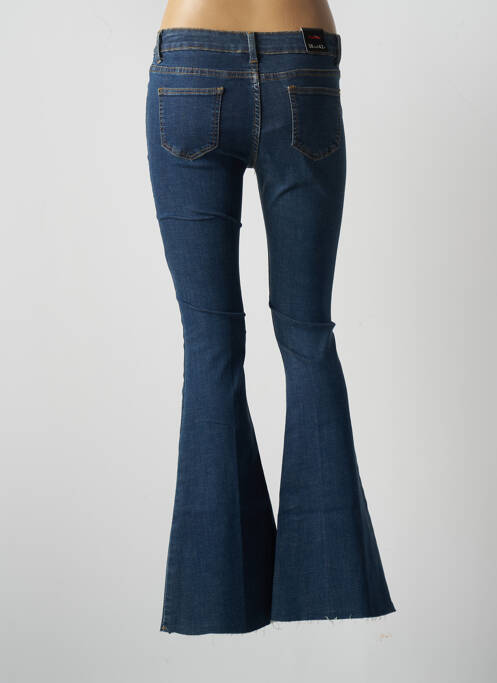 Jean coupe flare sélection denim taille basse bleu ATELIER JAD femme