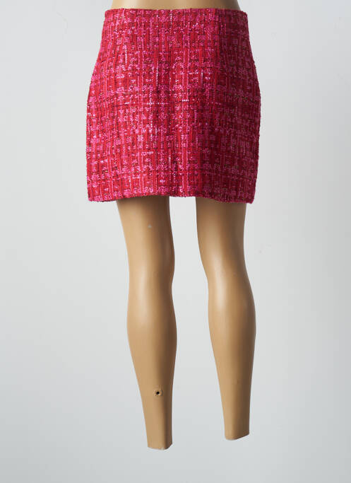 Jupe courte rose ATTENTIF pour femme