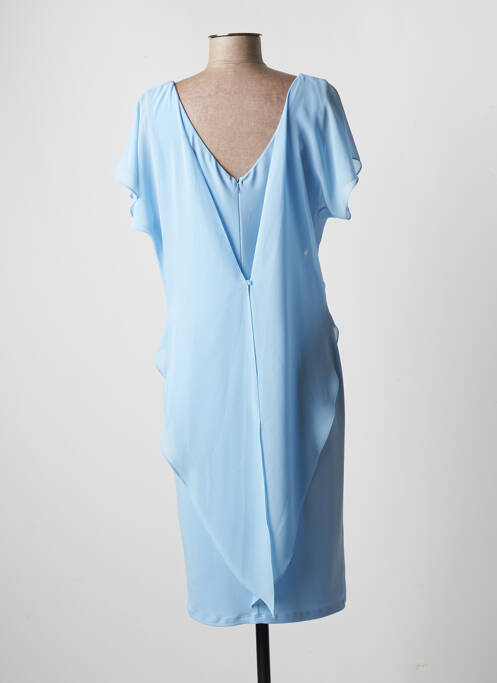 Robe mi-longue bleu FASHION NEW YORK femme