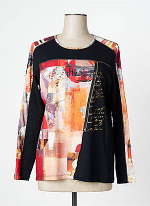 T-shirt manches longues manches longues noir BAGORAZ femme