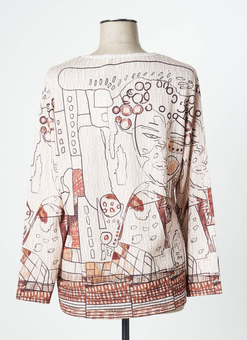 T-shirt beige BAGORAZ pour femme