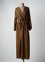 Robe longue marron CHRISTY pour femme seconde vue