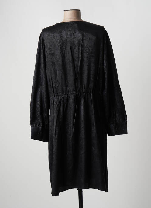 Robe mi-longue noir NOUGAT pour femme