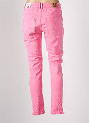 Jeans coupe slim rose KAROSTAR pour femme seconde vue