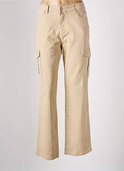 Pantalon cargo beige BOOTYFIT pour femme seconde vue