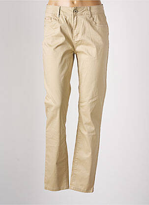 Pantalon slim beige YZY pour femme