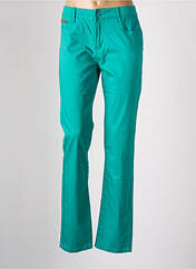 Pantalon slim vert YZY pour femme seconde vue