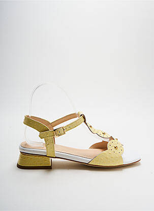 Sandales/Nu pieds jaune MLV pour femme