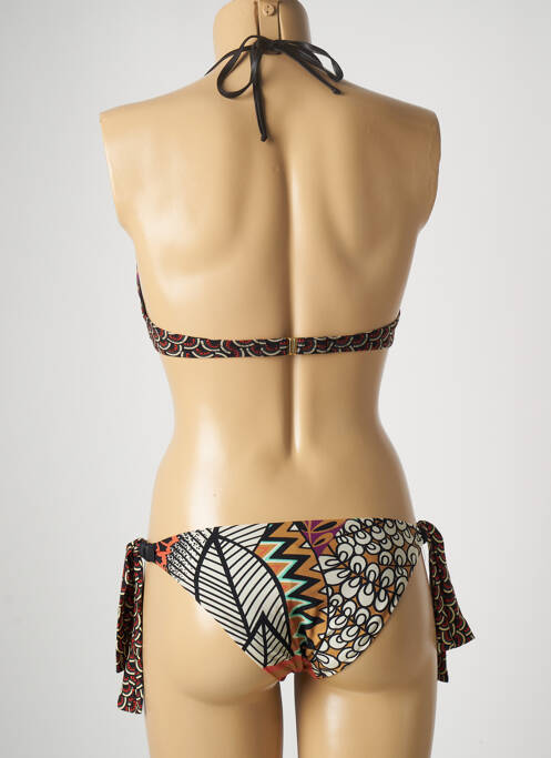 Maillot de bain 2 pièces noir DISTRICT pour femme