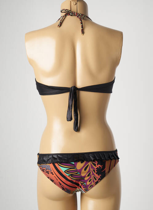 Maillot de bain 2 pièces noir DISTRICT pour femme