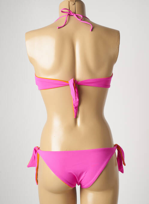 Maillot de bain 2 pièces rose GENIUS pour femme