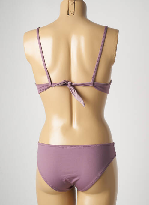 Maillot de bain 2 pièces violet GENIUS pour femme