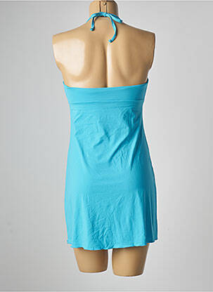Robe mi-longue sans manche sans manche bleu GENIUS femme