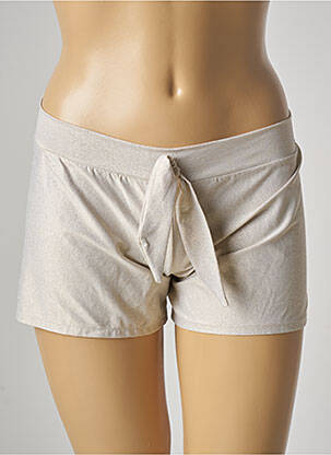 Short taille normale taille normale beige GENIUS femme