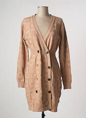 Robe pull marron BISOU'S PROJECT pour femme seconde vue