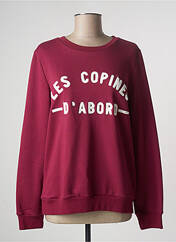Sweat-shirt rouge JUBYLEE pour femme seconde vue