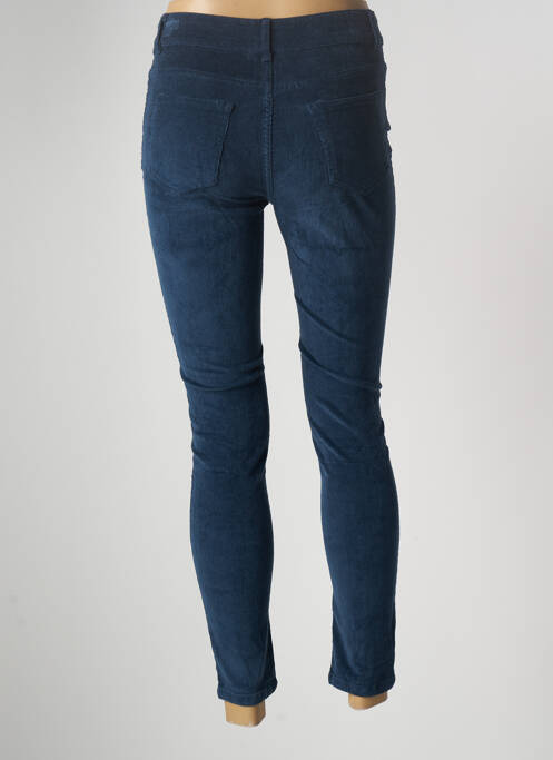 Pantalon slim stretch taille haute bleu SARAH JOHN femme