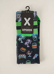 Chaussettes noir XPOOOS pour homme seconde vue