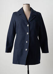 Manteau long bleu ZELI pour femme seconde vue