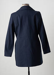 Manteau long bleu ZELI pour femme seconde vue