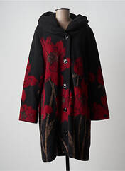 Manteau long rouge SOPHIA CURVY pour femme seconde vue