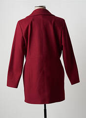 Manteau long rouge ZELI pour femme seconde vue