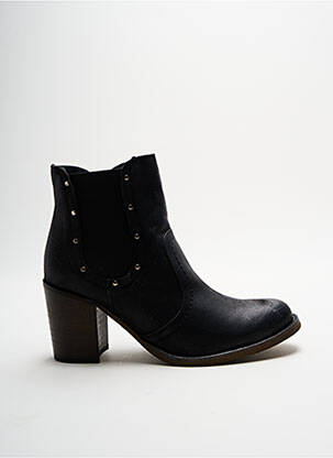 Bottines/Boots noir SANTAFE pour femme