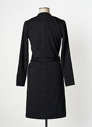 Robe mi-longue manches longues manches longues noir CREAM femme