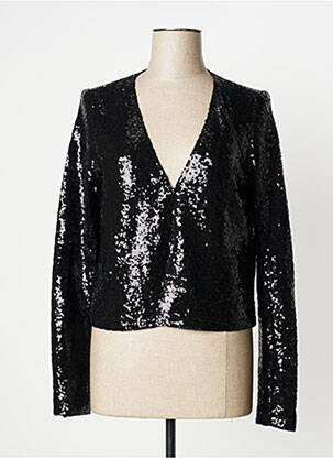 Gilet manches longues stretch noir CREAM femme