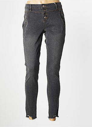 Jeans coupe slim slim taille normale gris CREAM femme