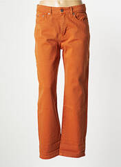 Jeans coupe droite orange VICBEE pour femme seconde vue