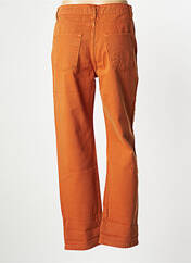 Jeans coupe droite orange VICBEE pour femme seconde vue