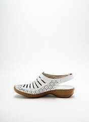 Sandales/Nu pieds blanc RIEKER pour femme seconde vue