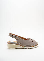 Sandales/Nu pieds gris FLORETT pour femme seconde vue