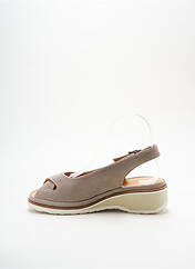Sandales/Nu pieds gris FLORETT pour femme seconde vue