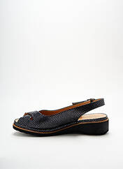 Sandales/Nu pieds noir FLORETT pour femme seconde vue