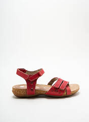 Sandales/Nu pieds rouge REMONTE pour femme seconde vue