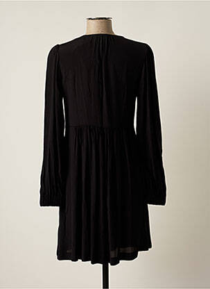 Robe courte coupe évasée manches longues noir ESPRIT femme