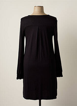 Robe mi-longue coupe fluide manches longues noir ESPRIT femme
