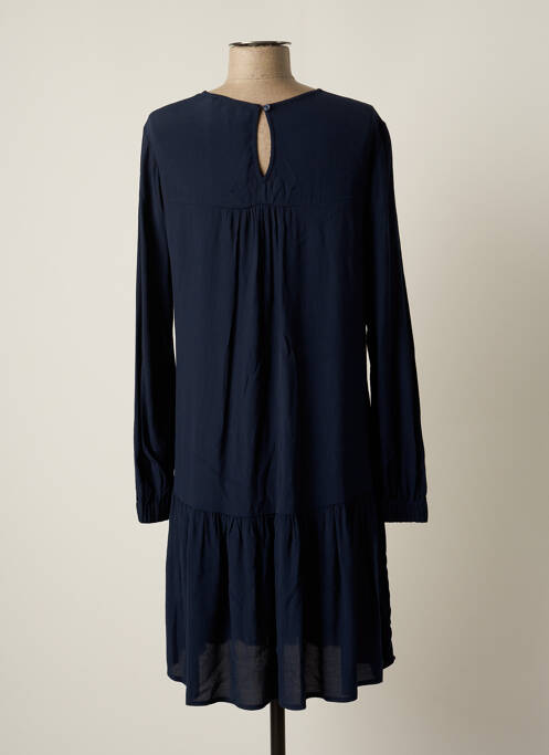 Robe mi-longue coupe fluide manches longues bleu ESPRIT femme