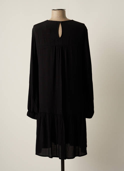 Robe mi-longue coupe fluide manches longues noir ESPRIT femme