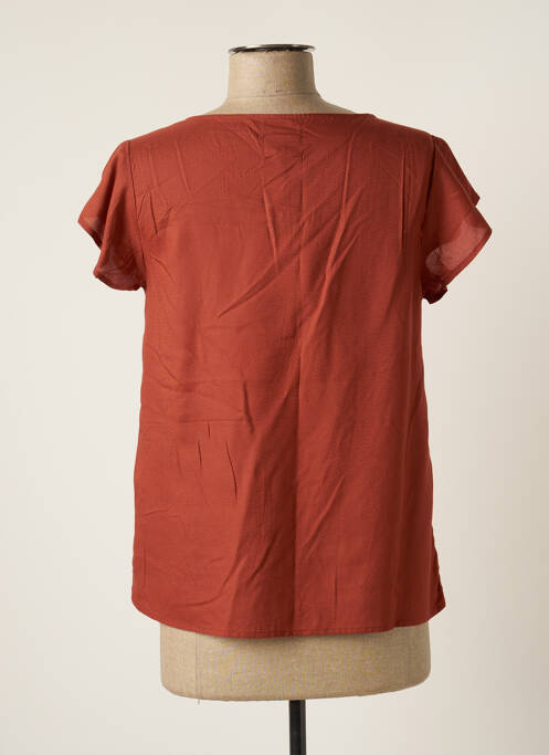Blouse marron ELLE EST OU LA MER femme