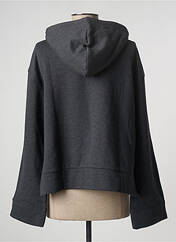 Sweat-shirt à capuche gris EDC pour femme seconde vue