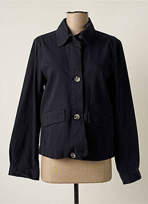Veste casual coupe droite bleu ESPRIT femme