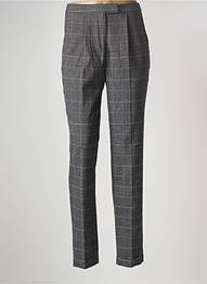Pantalon chino fermeture zippée sous rabat boutonné gris ESPRIT femme
