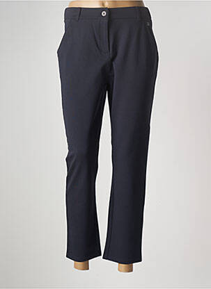 Pantalon 7/8 stretch taille normale bleu ELLE EST OU LA MER femme