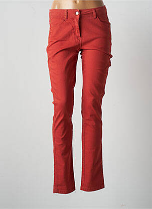 Jeans coupe slim slim taille normale orange MAE MAHE femme