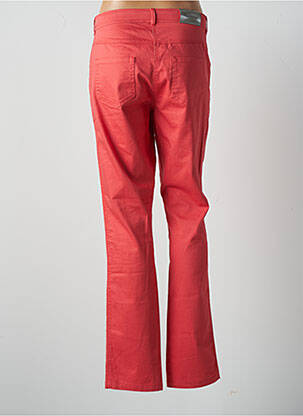 Pantalon slim tissage popeline taille normale orange MAE MAHE femme