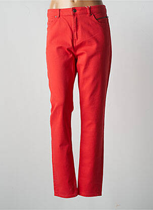 Jeans coupe slim orange ESPRIT pour femme